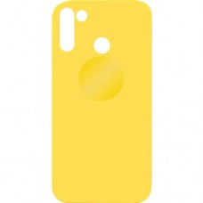Capa para Motorola Moto G8 - Emborrachada Premium com PopSocket Amarela